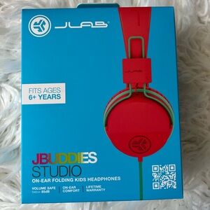 JLAB JBuddies studio on ear kids wired headphones